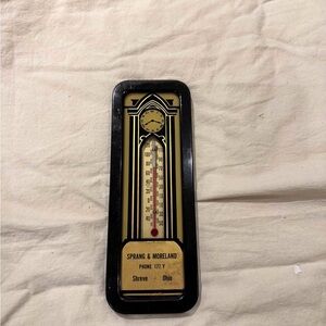 Vintage Art Deco Advertising thermometer